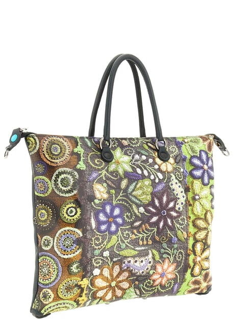 G3 PLUS LARGE MULTICOLOR Borsa piattina shopping trasformabile multicolor - Borse Donna