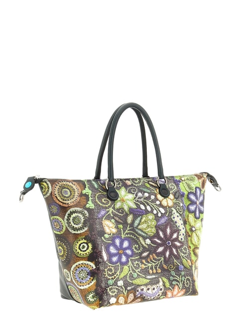 G3 PLUS LARGE MULTICOLOR Borsa piattina shopping trasformabile multicolor - Borse Donna