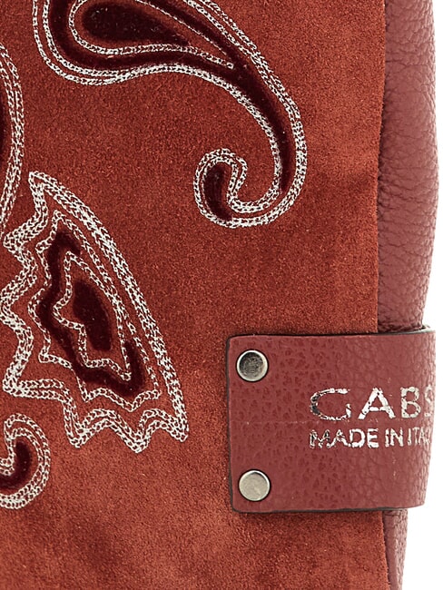 BEYONCE Pochette con tracolla, in pelle terracotta - Borse Donna