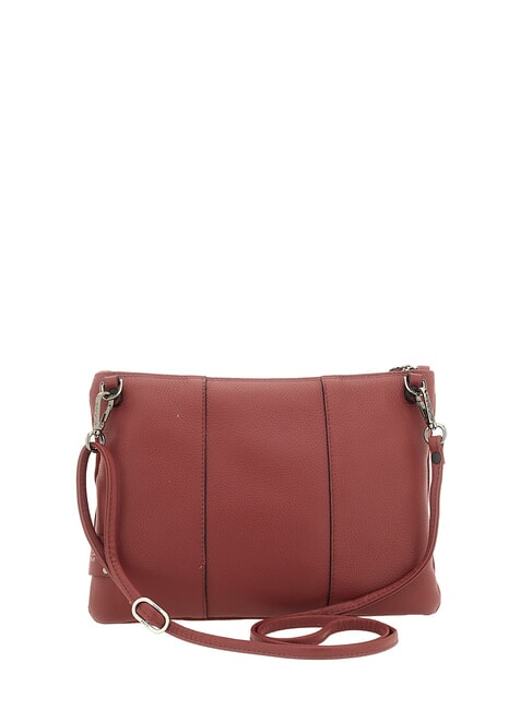 BEYONCE Pochette con tracolla, in pelle terracotta - Borse Donna