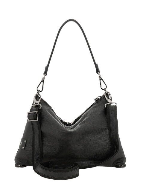 FILIPPA M Borsa a spalla, con tracolla, in pelle nero - Borse Donna