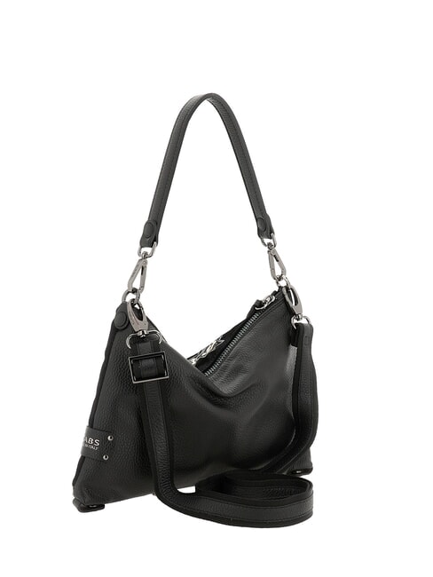 FILIPPA M Borsa a spalla, con tracolla, in pelle nero - Borse Donna