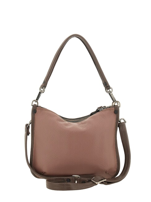 ARIANA Borsa shopping a spalla, con tracolla, in pelle toni balsamico - Borse Donna