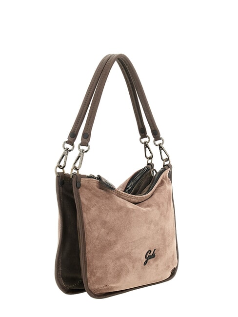 ARIANA Borsa shopping a spalla, con tracolla, in pelle toni balsamico - Borse Donna