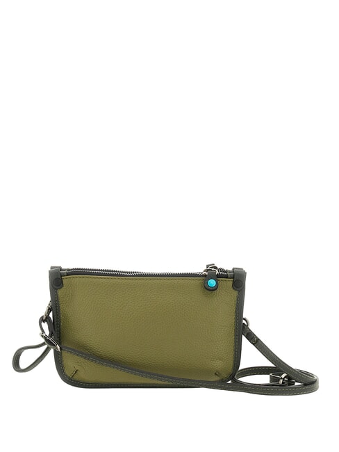BELLA Borsa mini a tracolla, in pelle toni prezzemolo - Borse Donna