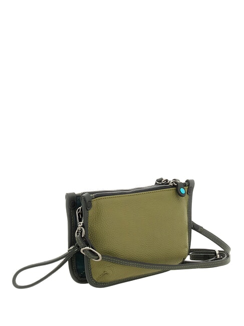 BELLA Borsa mini a tracolla, in pelle toni prezzemolo - Borse Donna