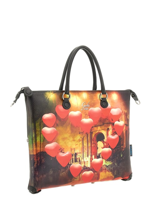 G3 PLUS MEDIUM MULTICOLOR Borsa piattina shopping trasformabile multicolor - Borse Donna