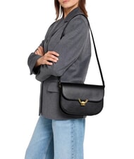 COCCINELLE DEW Borsa a tracolla, in pelle Nero - Borse Donna - 2