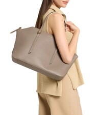 COCCINELLE CHERRY Borsa a spalla, in pelle warm taupe - Borse Donna - 2