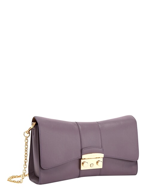 METROPOLIS Borsa a tracolla in pelle violet - Borse Donna