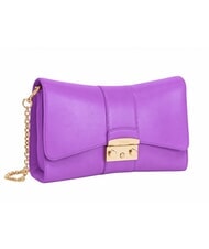 FURLA METROPOLIS Borsa a tracolla in pelle violet - Borse Donna - 3