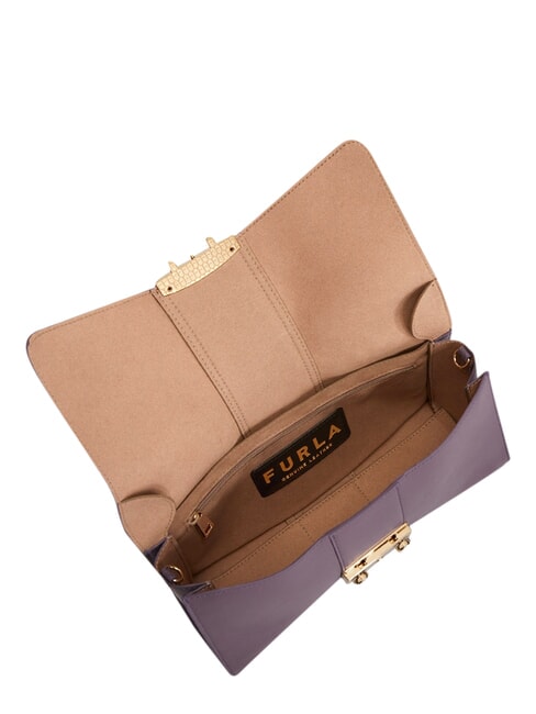 METROPOLIS Borsa a tracolla in pelle violet - Borse Donna