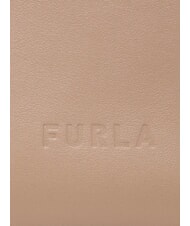 FURLA MIASTELLA Borsa a mano piccola in pelle greige - Borse Donna - 6