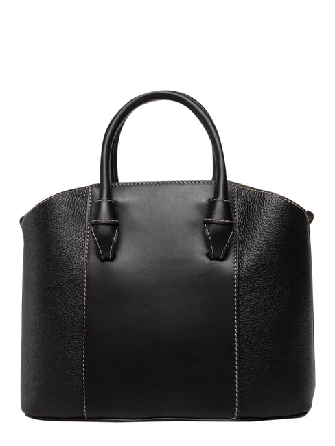 MIASTELLA Borsa tote stampa Roma Nero - Borse Donna