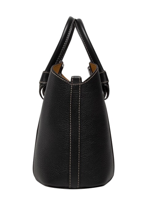MIASTELLA Borsa tote stampa Roma Nero - Borse Donna