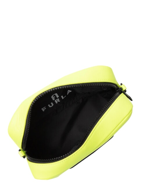 IRIS Borsa mini a mano, con tracolla giallo fluorescente+nero - Borse Donna