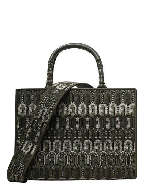 OPPORTUNITY S Borsa tote jacquard riciclato toni cactus - Borse Donna