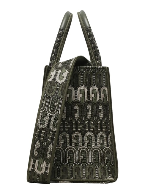 OPPORTUNITY S Borsa tote jacquard riciclato toni cactus - Borse Donna