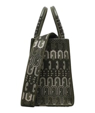 FURLA OPPORTUNITY S Borsa tote jacquard riciclato toni cactus - Borse Donna - 3
