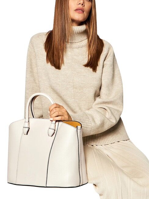 MIASTELLA Borsa a mano con tracolla white cotton - Borse Donna