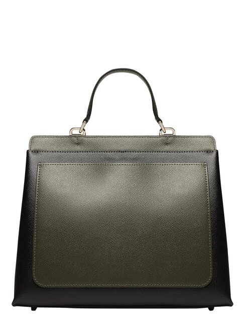 1927 Borsa a mano grande perla e+nero+salvia c - Borse Donna