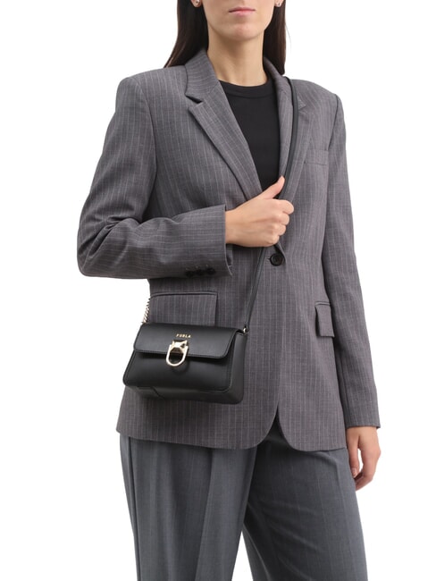 CIRCE Mini Bag a tracolla, in pelle Nero - Borse Donna