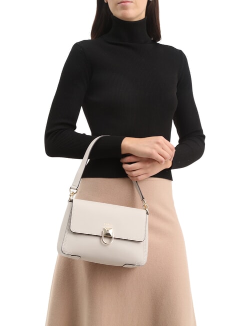 CIRCE Borsa a spalla, in pelle perla - Borse Donna
