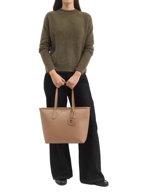 CLASSIC Borsa shopper in pelle stampa andromeda deserto - Borse Donna