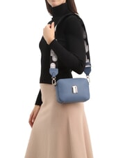 FURLA GARDENIA Borsa camera case in pelle stampa keria denim+toni ghiaccio - Borse Donna - 6