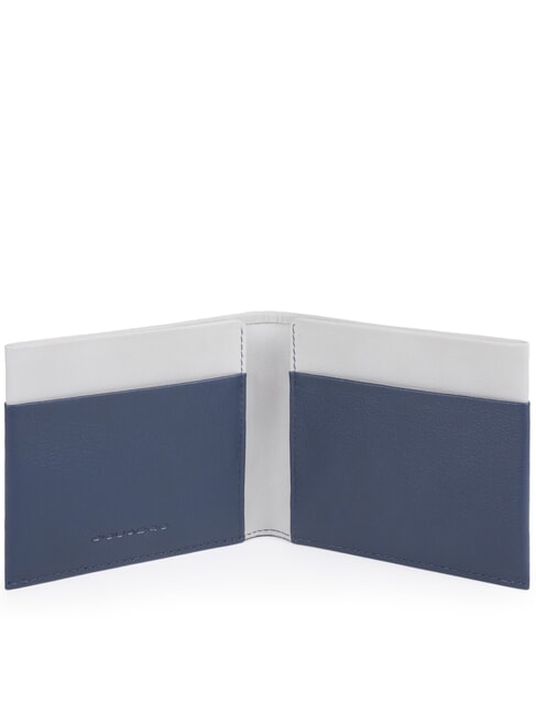 CAMPIONARIO - URBAN Portafoglio in pelle BLU/GRIGIO - Portafogli Uomo
