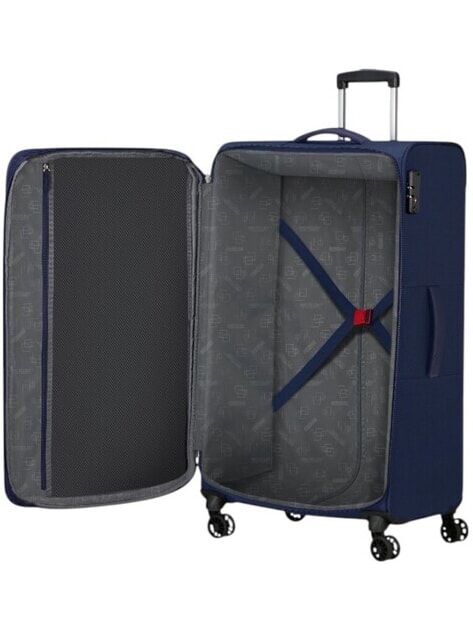 AIR WAVE Trolley Grande navy/orange - Trolley Semirigidi