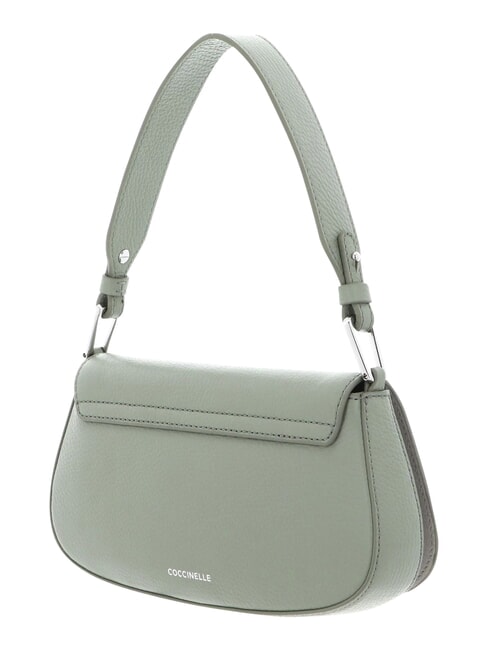 MYRTHA MAXI LOG Borsa a spalla in pelle con tracolla greenery - Borse Donna