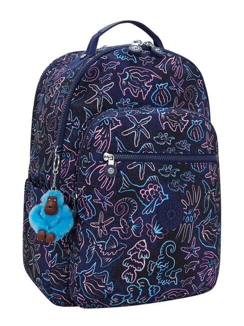 SEOUL COLLEGE BTS Zaino porta PC 15" disco fish - Zaini Scuola & Tempo Libero