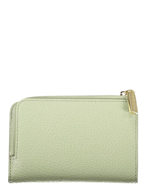 METALLIC SOFT Portafoglio piccolo in pelle greenery - Portafogli Donna