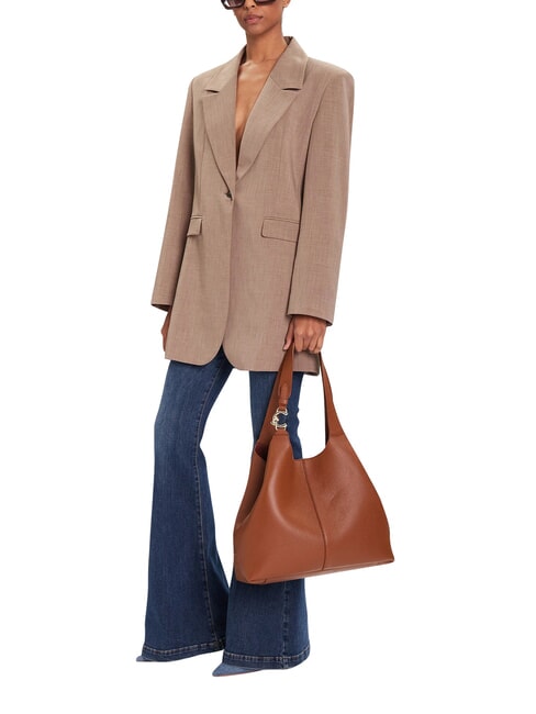 C-EASY Borsa a spalla, con pochette cognac - Borse Donna