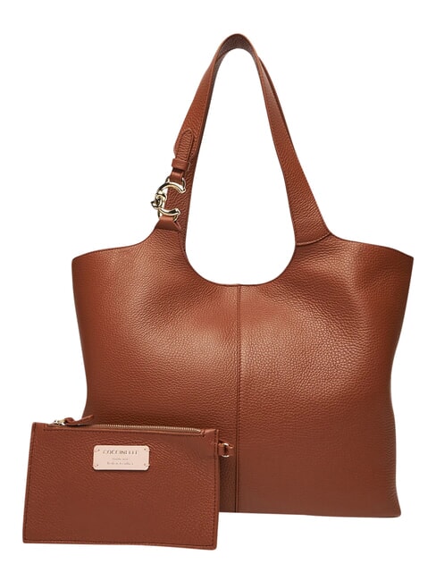 C-EASY Borsa a spalla, con pochette cognac - Borse Donna