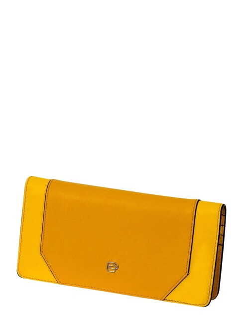 MUSE Portafoglio con portamonete, in pelle Giallo - Portafogli Donna