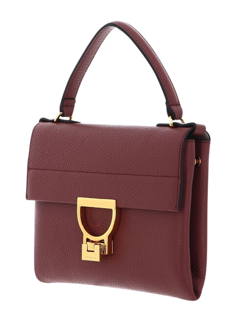 ARLETTIS Mini bag in pelle martellata brandy - Borse Donna