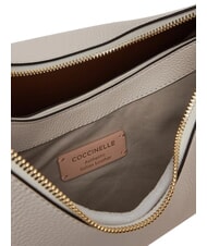 COCCINELLE BOHEME GRANA DOUBLE Sacca grande a spalla in pelle bleu/bou - Borse Donna - 4
