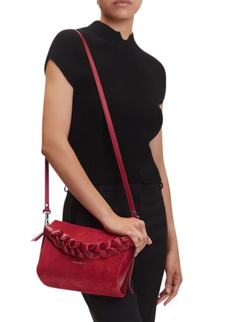 BOHEME SUEDE BIMATERIAL  Mini Bag a mano, con tracolla sangria - Borse Donna