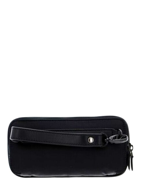 P16 Astuccio a tre cerniere, misto pelle CHEVRON/NERO - Bustine & Necessaire