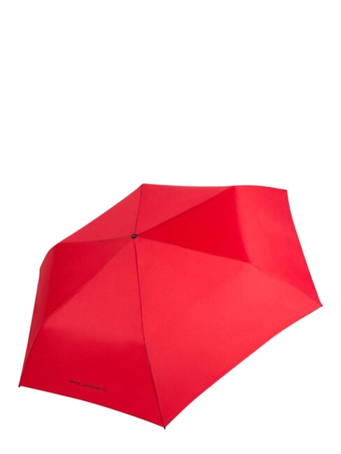 CIRCLE Astuccio in pelle con ombrello mini rosso2 - Ombrelli