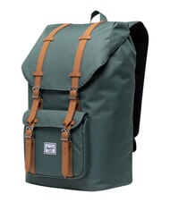 HERSCHEL Zaino Modello LITTLE AMERICA, porta PC 15" dark forest - Zaini da lavoro porta PC - 3