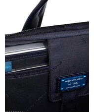 PIQUADRO B2 REVAMP Cartella porta PC 14", in pelle blu - Cartelle Lavoro - 4