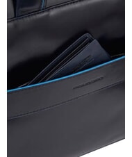 PIQUADRO B2 REVAMP Cartella porta PC 14", in pelle blu - Cartelle Lavoro - 6