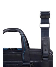 PIQUADRO B2 REVAMP Cartella porta PC 14", in pelle blu - Cartelle Lavoro - 7