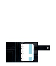 PIQUADRO BLUE SQUARE Agenda organizer piccolo, in pelle Nero - Porta tablet & Organizer - 3