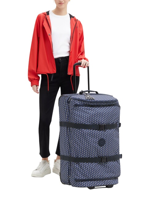 AVIANA L Trolley misura grande 3d k blue - Trolley Semirigidi