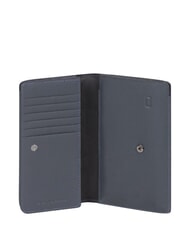 PIQUADRO NABUCCO Portafoglio in pelle portasmartphone blu - Portafogli Donna - 2