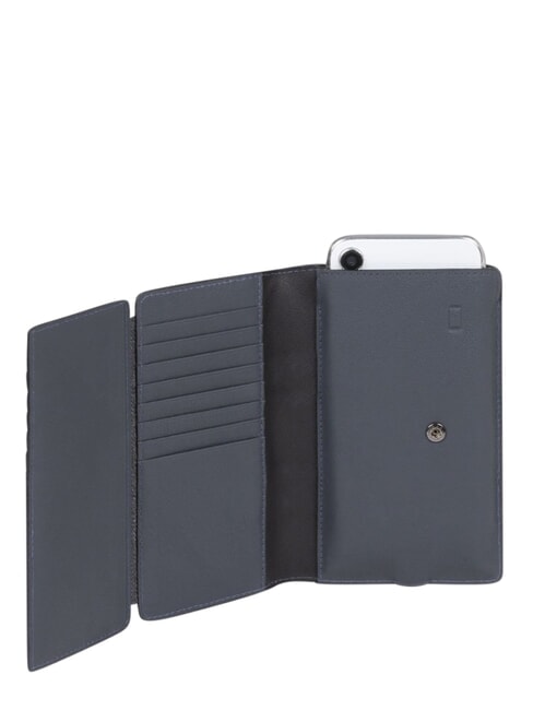 NABUCCO Portafoglio in pelle portasmartphone blu - Portafogli Donna